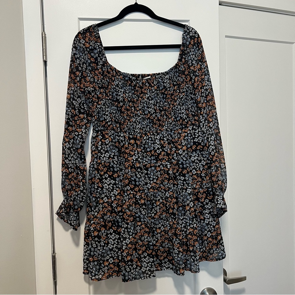 Floral Long Sleeve Dress